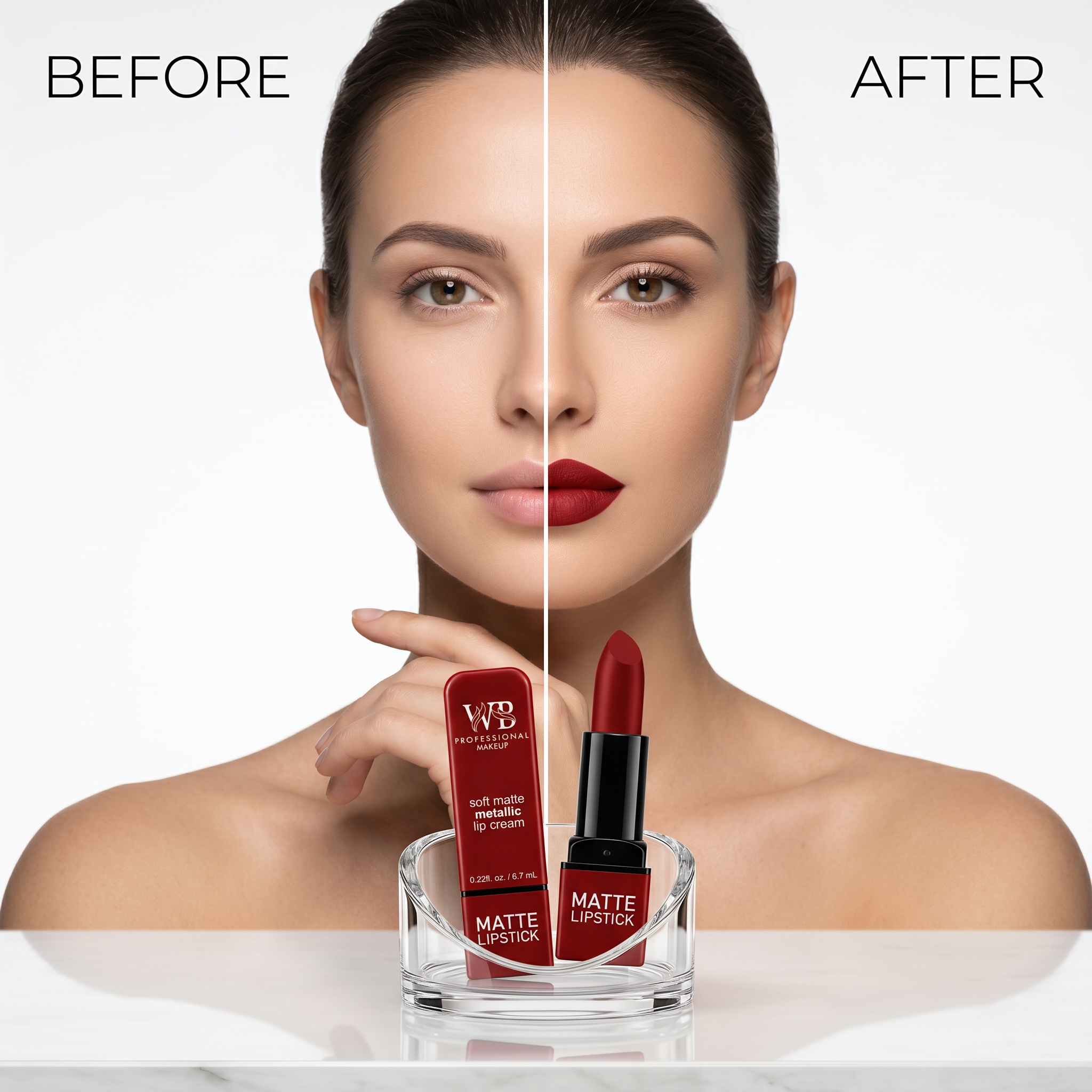 Soft Matte Metallic Lip Cream Matte Lipstick - SM6