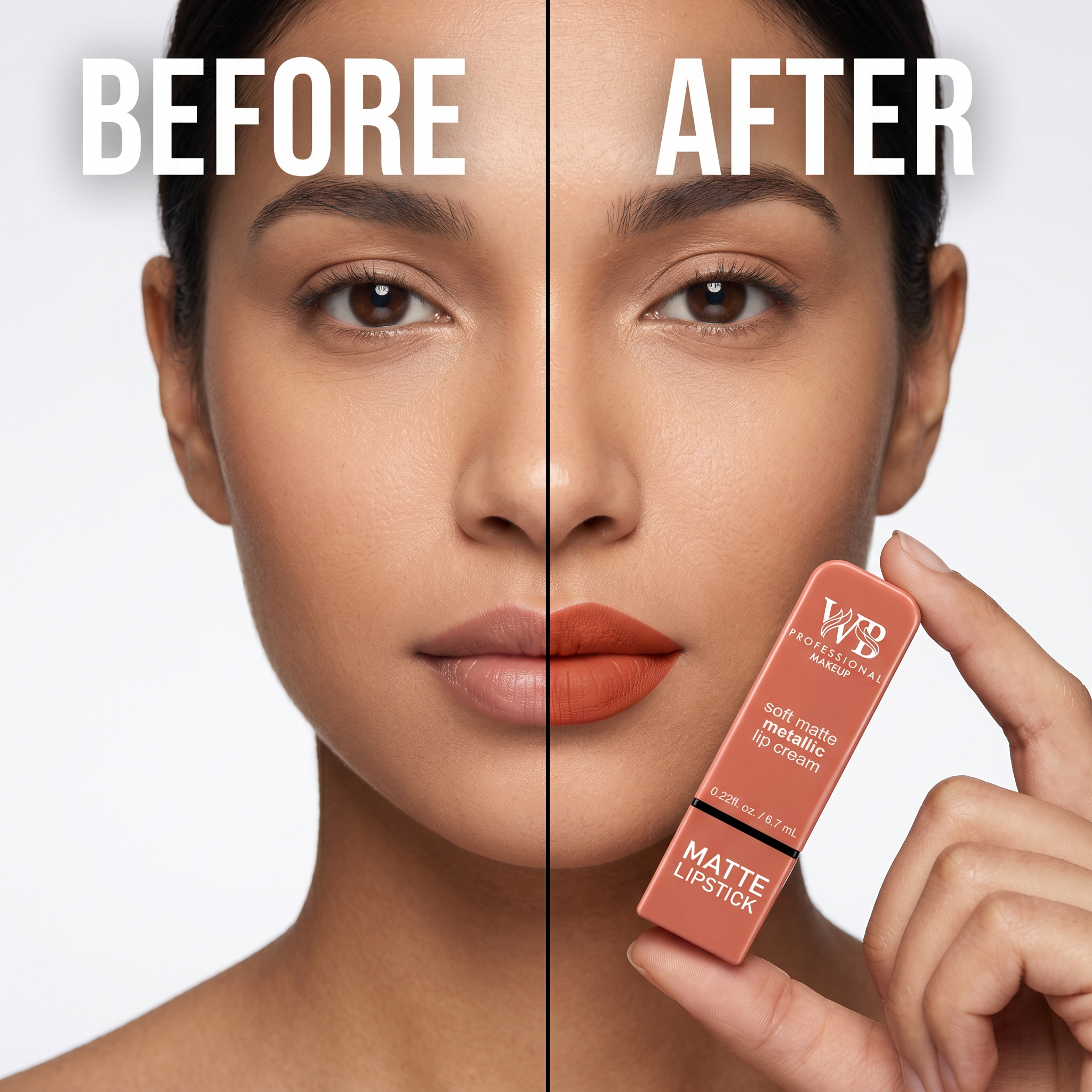 Soft Matte Metallic Lip Cream Matte Lipstick - SM2