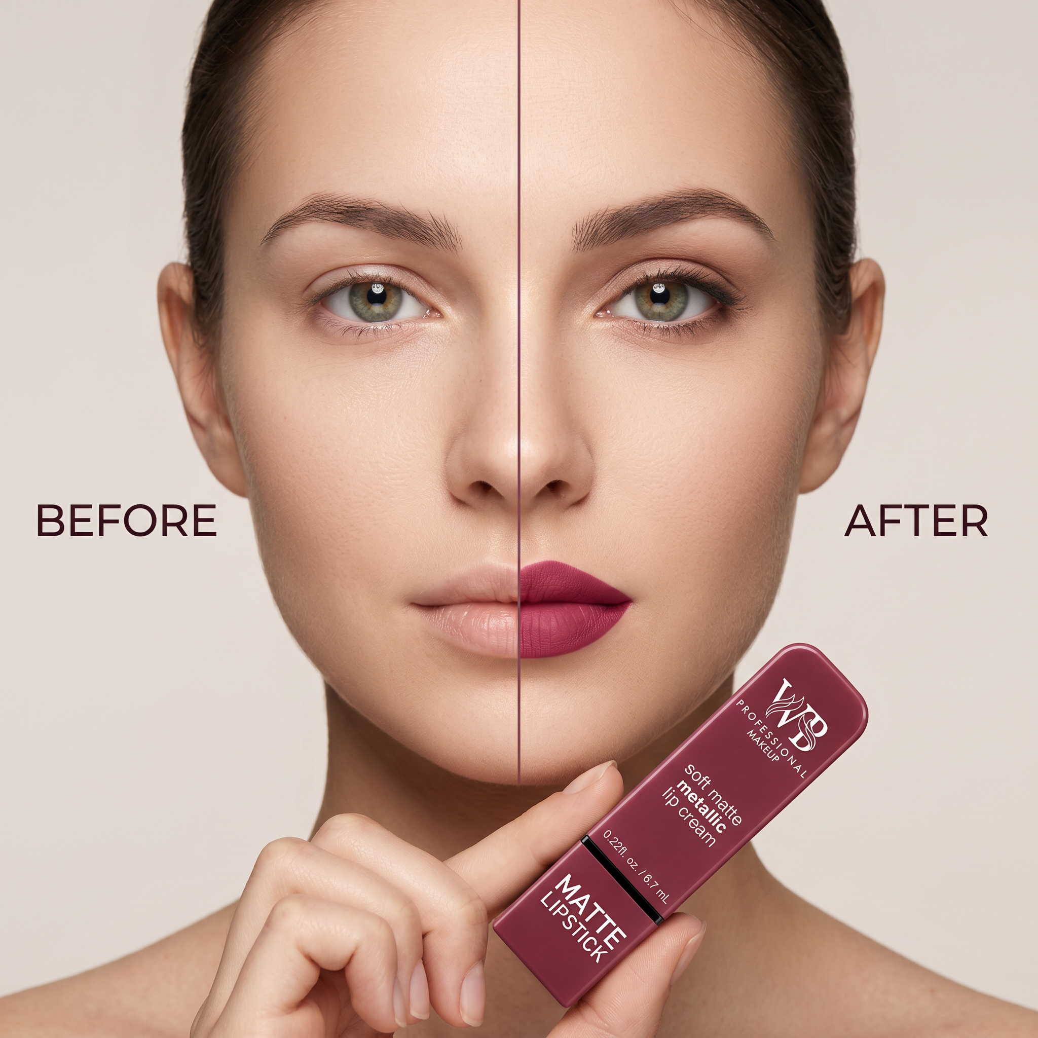 Soft Matte Metallic Lip Cream Matte Lipstick - SM3
