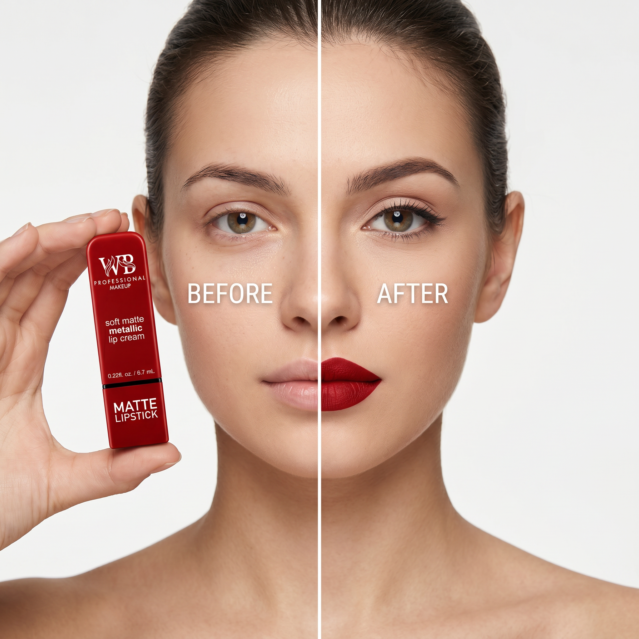 Soft Matte Metallic Lip Cream Matte Lipstick - SM5