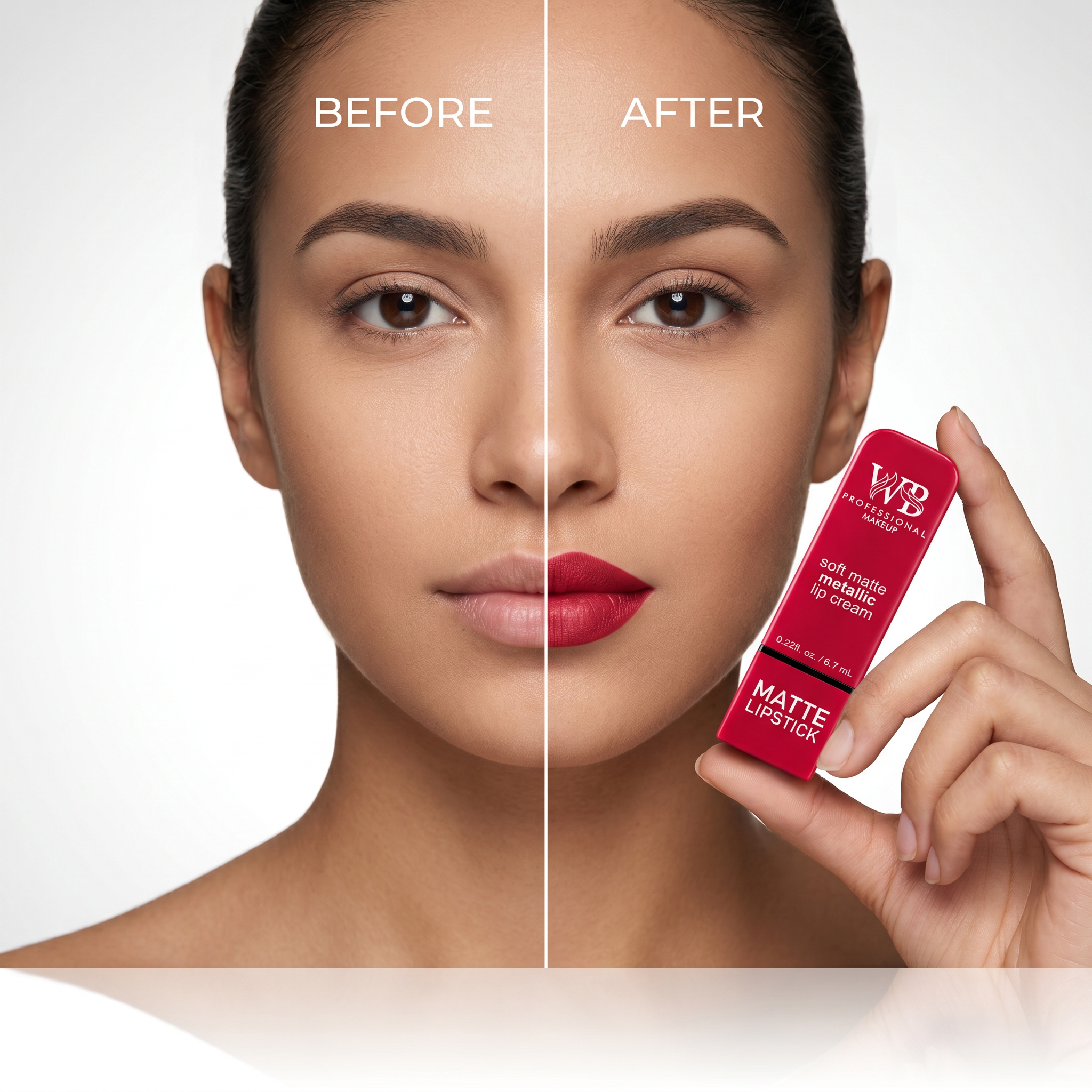 Soft Matte Metallic Lip Cream Matte Lipstick - SM1