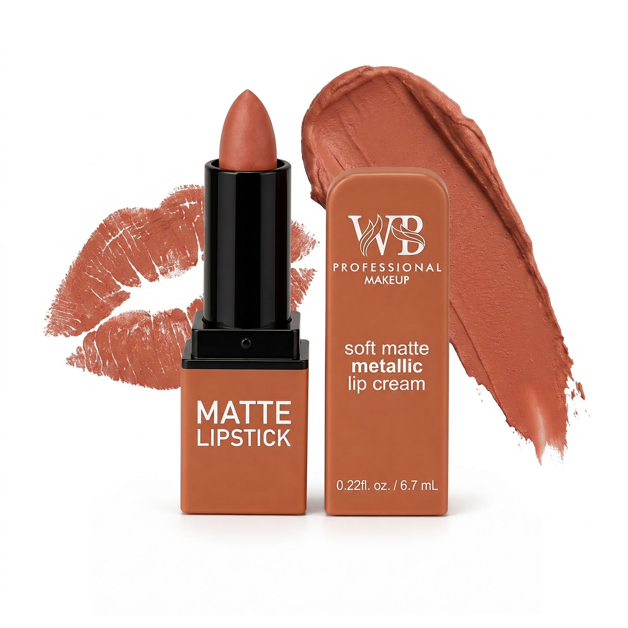 Soft Matte Metallic Lip Cream Matte Lipstick - SM2
