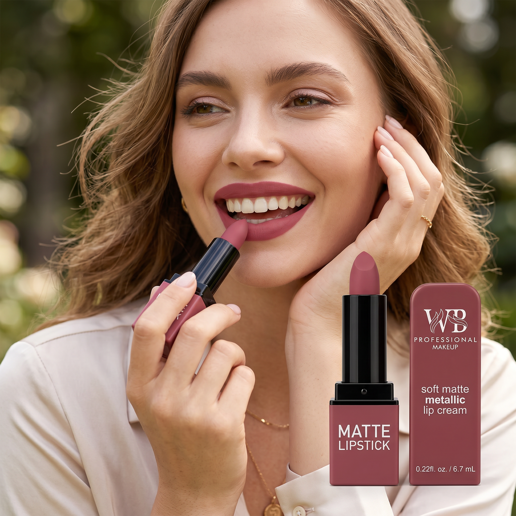 Soft Matte Metallic Lip Cream Matte Lipstick - SM3