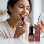 Soft Matte Metallic Lip Cream Matte Lipstick - SM3
